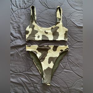 SHEIN Cow Print Bikini